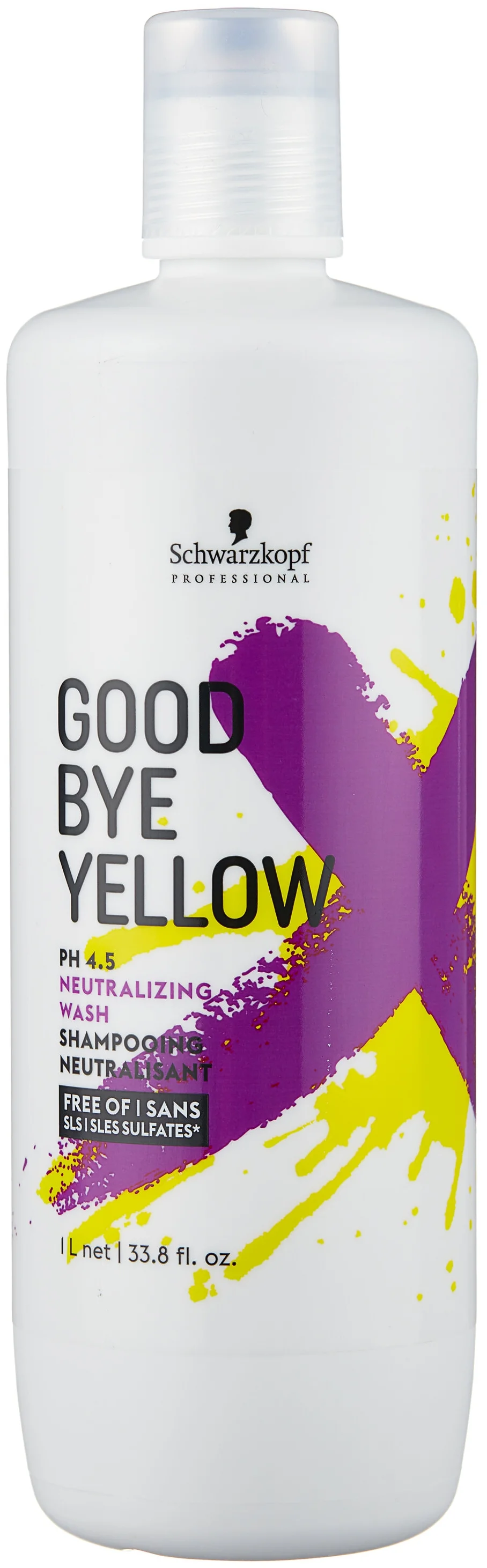 Schwarzkopf Professional Goodbye Yellow Neutralizing Wash - уровень pH 4.5