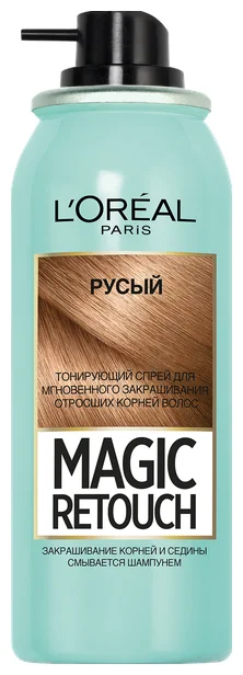 L'Oreal Paris Magic Retouch для мгновенного закрашивания отросших корней волос, оттенок Русый - смывается за один раз