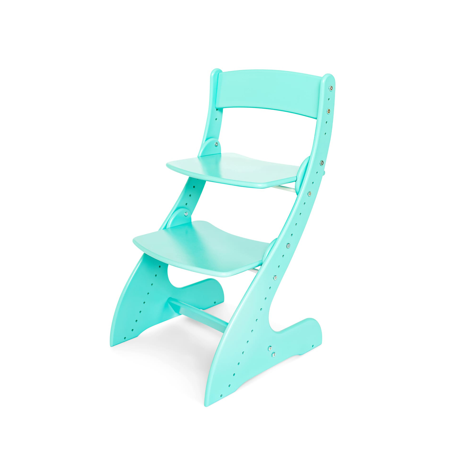 Растущий стул Павлин от МФ «Друг Кузя» - Регулировка: высота сидения, высота спинки, высота подножки