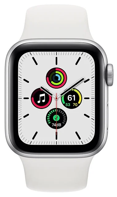 Apple Watch SE GPS Aluminum Case with Sport Band - водонепроницаемость: WR50 (5 атм)