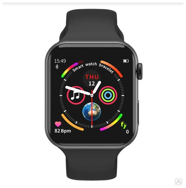 W506 Smart Watch водостойкие - цвет товара: черный