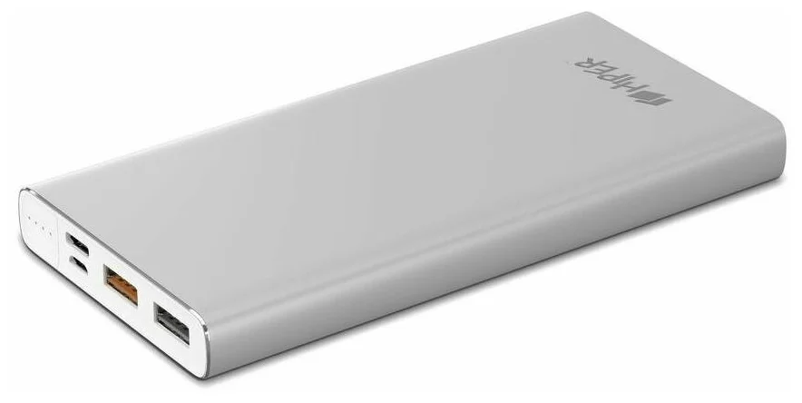 HIPER MPX10000 - быстрая зарядка: Samsung Adaptive Fast Charger, Qualcomm Quick Charge 3.0, MediaTek PumpExpress+ 2.0, Huawei FCP, USB Power Delivery