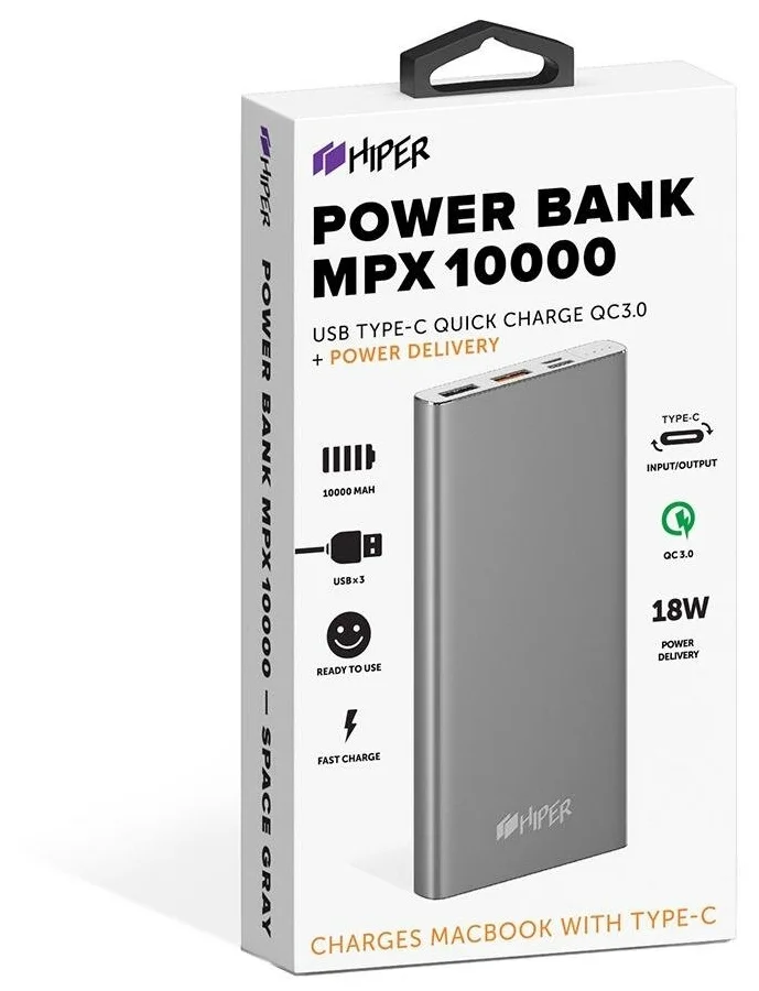 HIPER MPX10000 - материал корпуса: металл