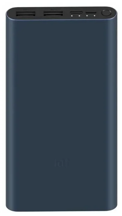 Xiaomi Mi Power Bank 3 PLM13ZM - материал корпуса: металл