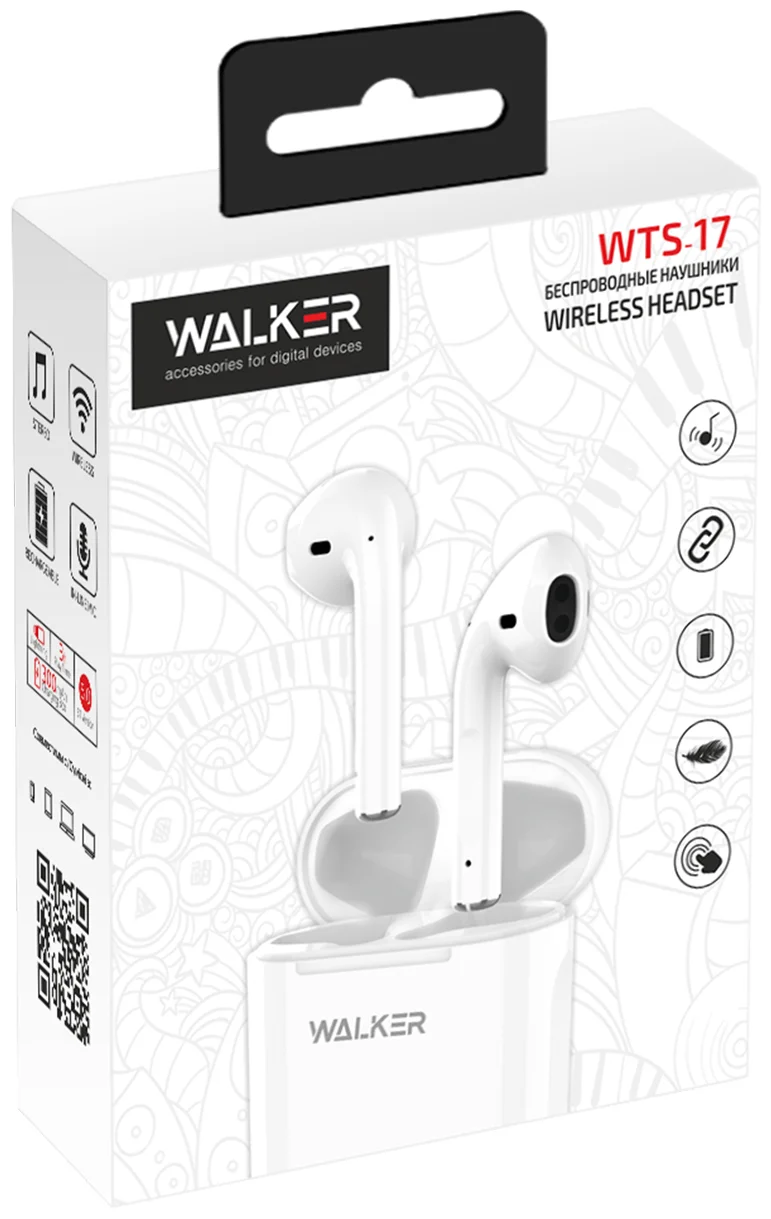 WALKER WTS-17 - подключение: Bluetooth 5.0