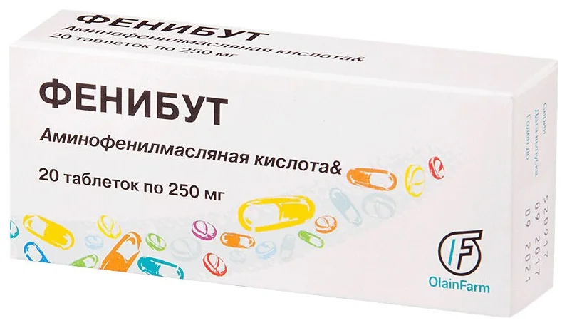 OlainFarm "Фенибут" - рецептурный лекарственный препарат