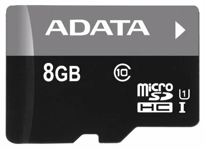 ADATA Premier microSDHC Class 10 UHS-I U1 + SD adapter - тип карты памяти: microSDHC, Secure Digital