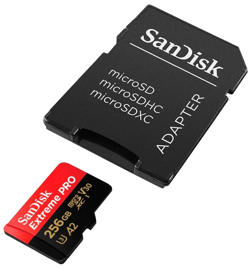 SanDisk Extreme Pro microSDXC Class 10 UHS Class 3 V30 A2 170MB/s - поддержка UHS: UHS Class 3, UHS-I