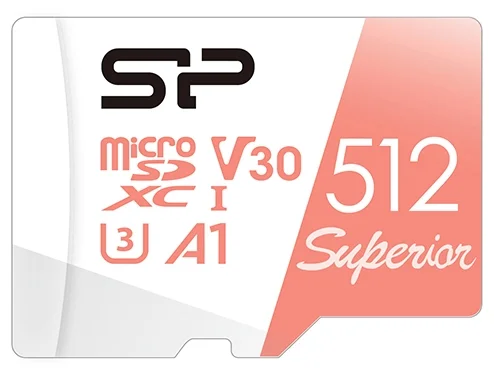 Silicon Power Superior microSDXC V30 A1 - скорость чтения/записи данных: 100 / 80 МБ/с
