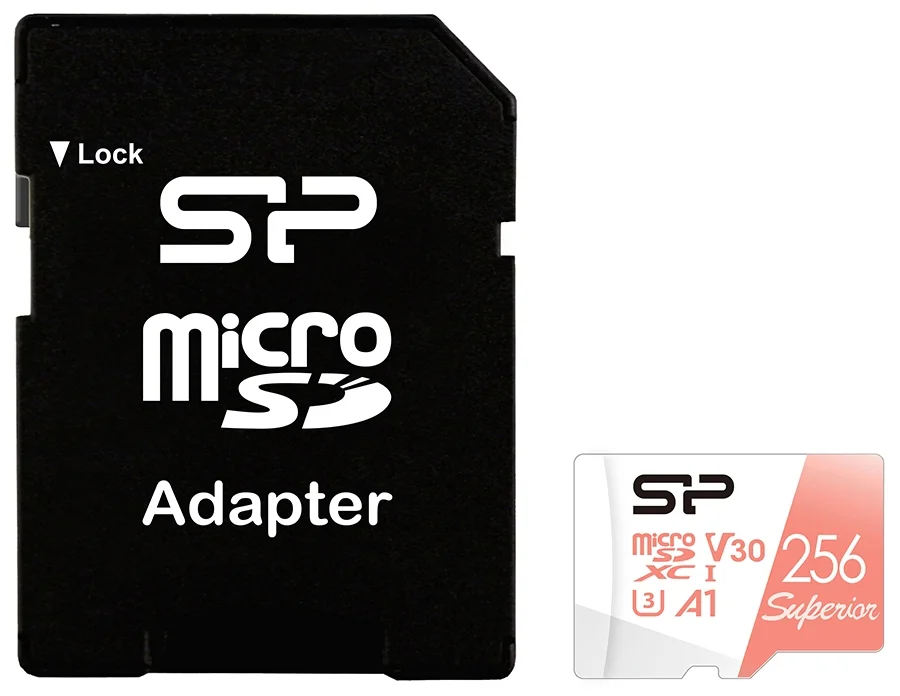 Silicon Power Superior microSDXC V30 A1 - поддержка UHS: UHS Class 3, UHS-I