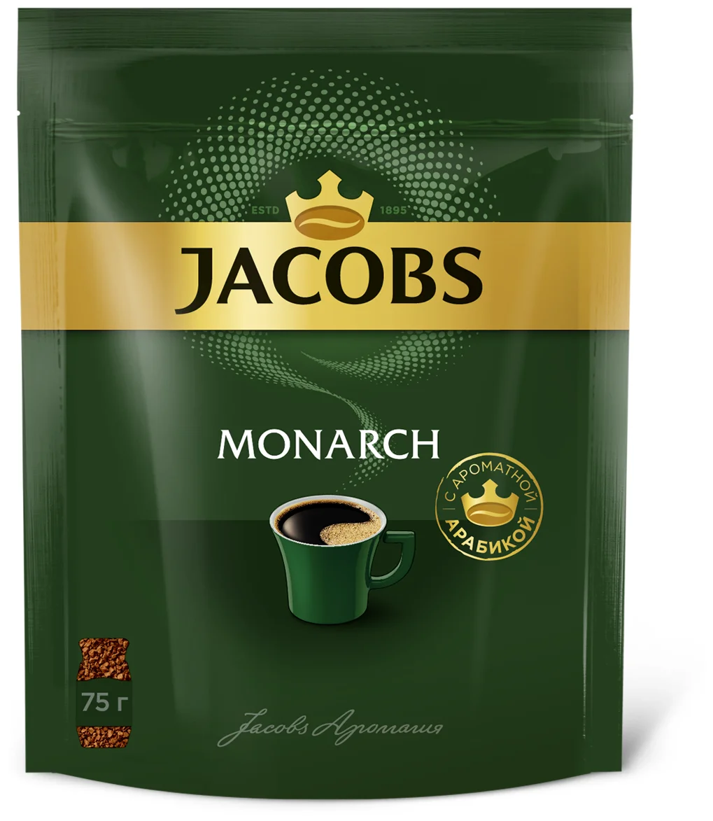 Jacobs "Monarch" - упаковка: мягкая упаковка