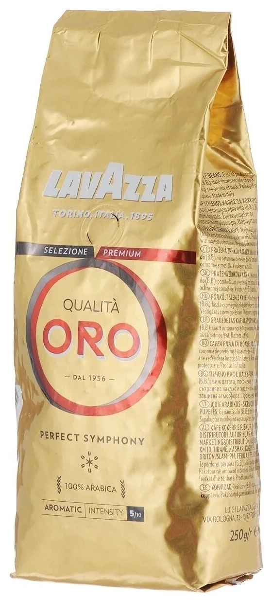  Lavazza "Qualita Oro" - энергетическая ценность в 100 г: 12 ккал