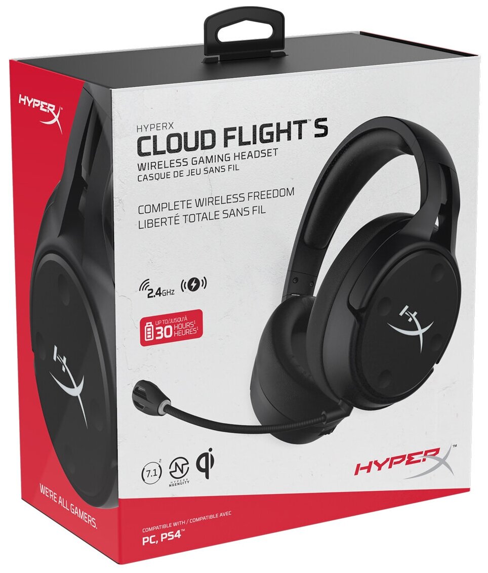 HyperX Cloud Flight S - вес: 320 г