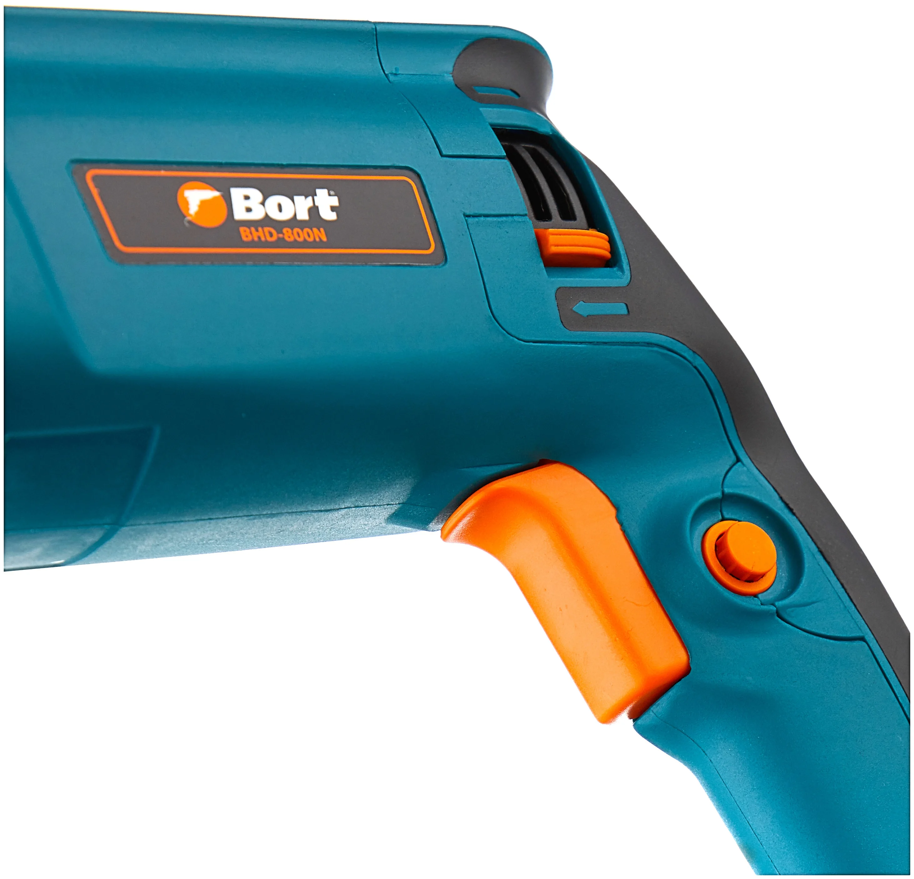 Bort BHD-800N, 800 Вт - особенности конструкции: фиксация шпинделя, блокировка кнопки включения