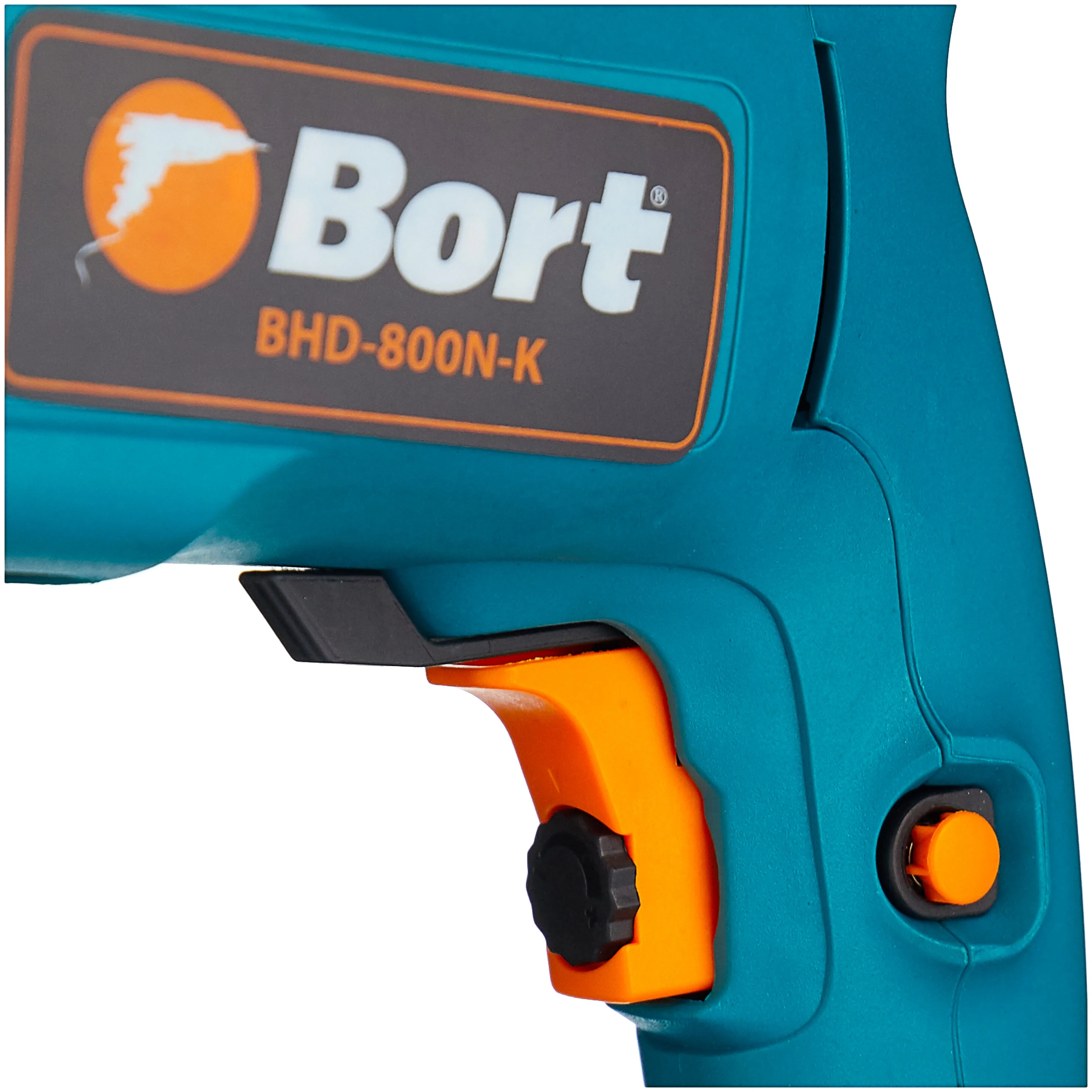 Bort BHD-800N-K, 800 Вт - особенности конструкции: фиксация шпинделя, блокировка кнопки включения