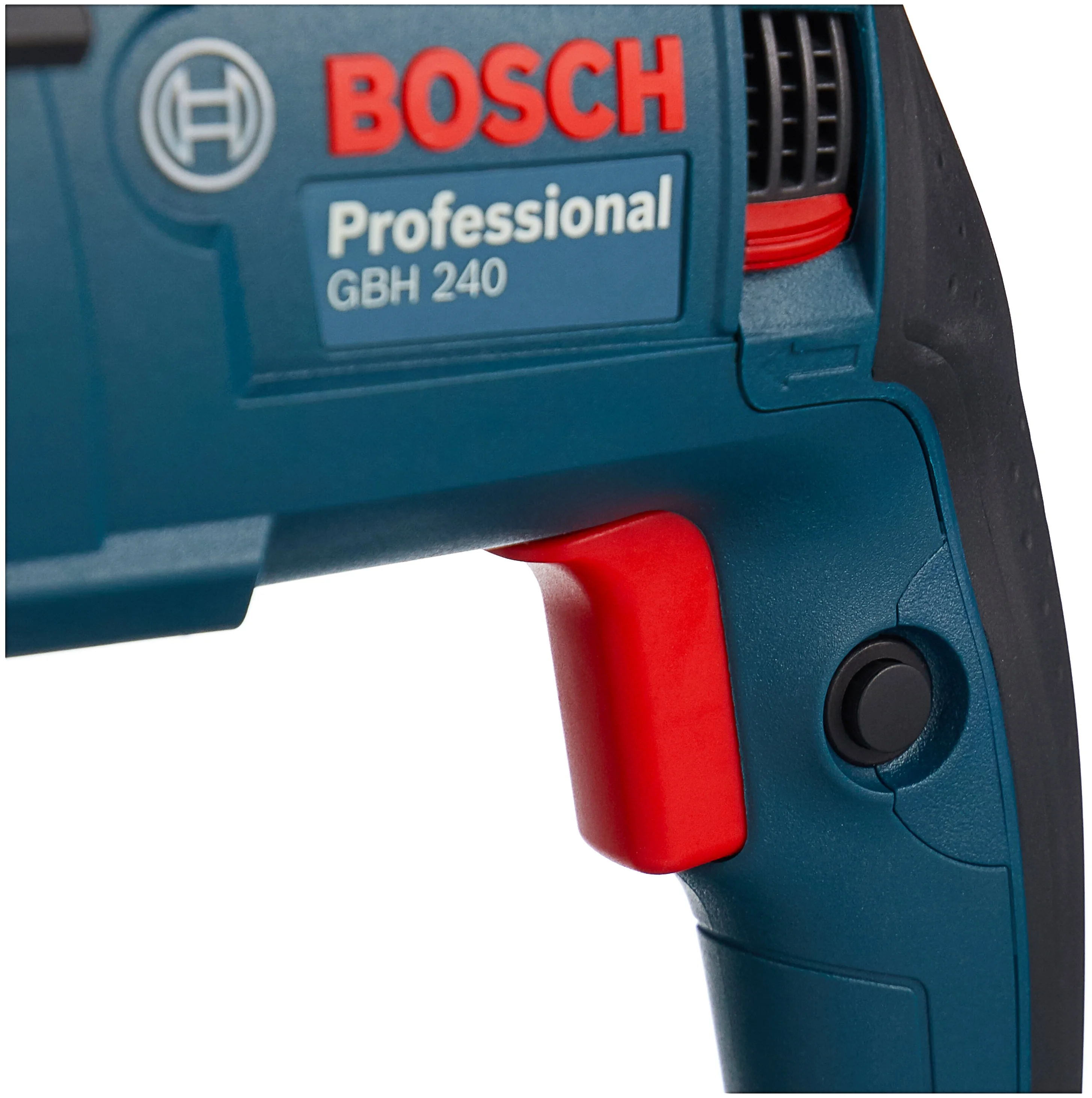 BOSCH GBH 240, 790 Вт - особенности конструкции: предохранительная муфта, блокировка кнопки включения