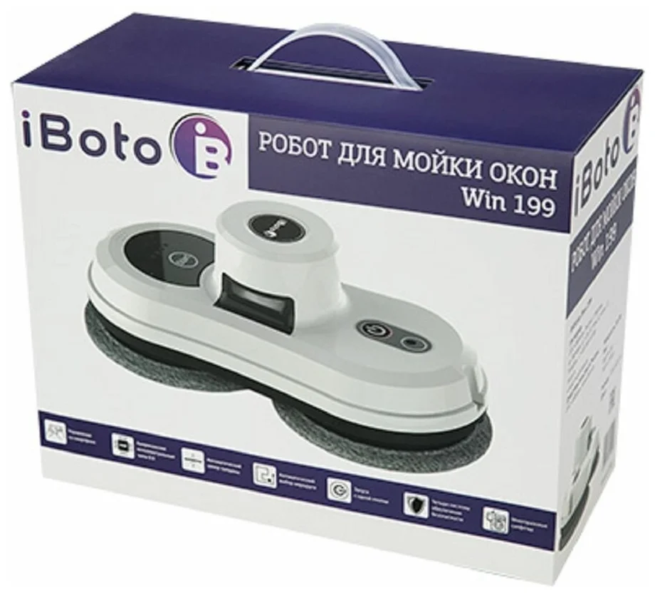 IBoto Win 199 - сцепление с поверхностью у робота: вакуумное