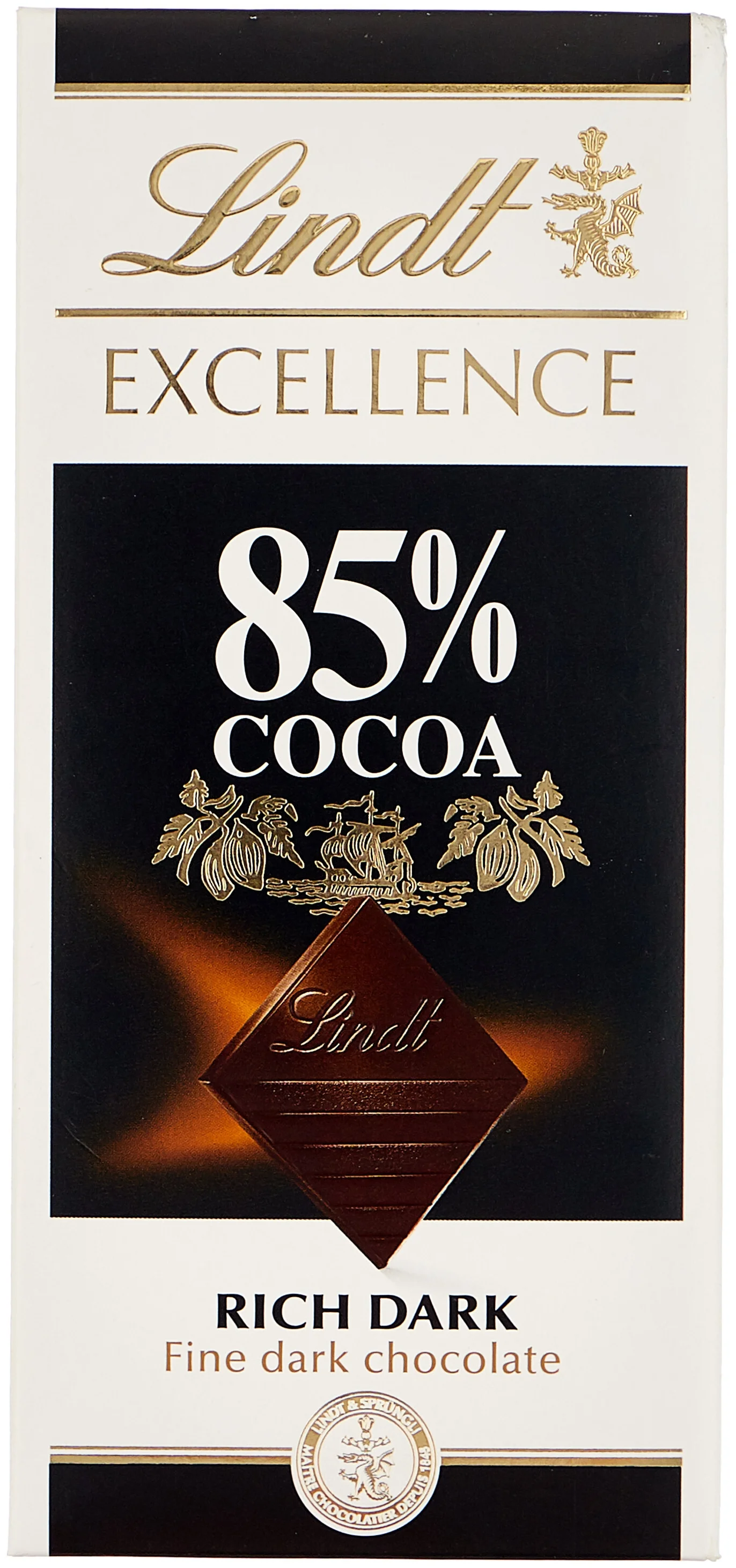 Lindt "Excellence 85%" - вид шоколада: горький