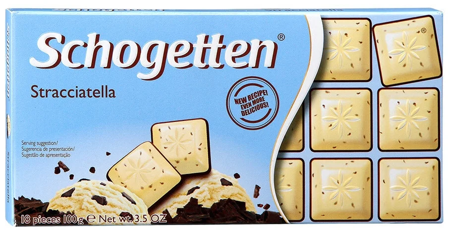 Schogetten "Stracciatella" - не содержит: пальмовое масло