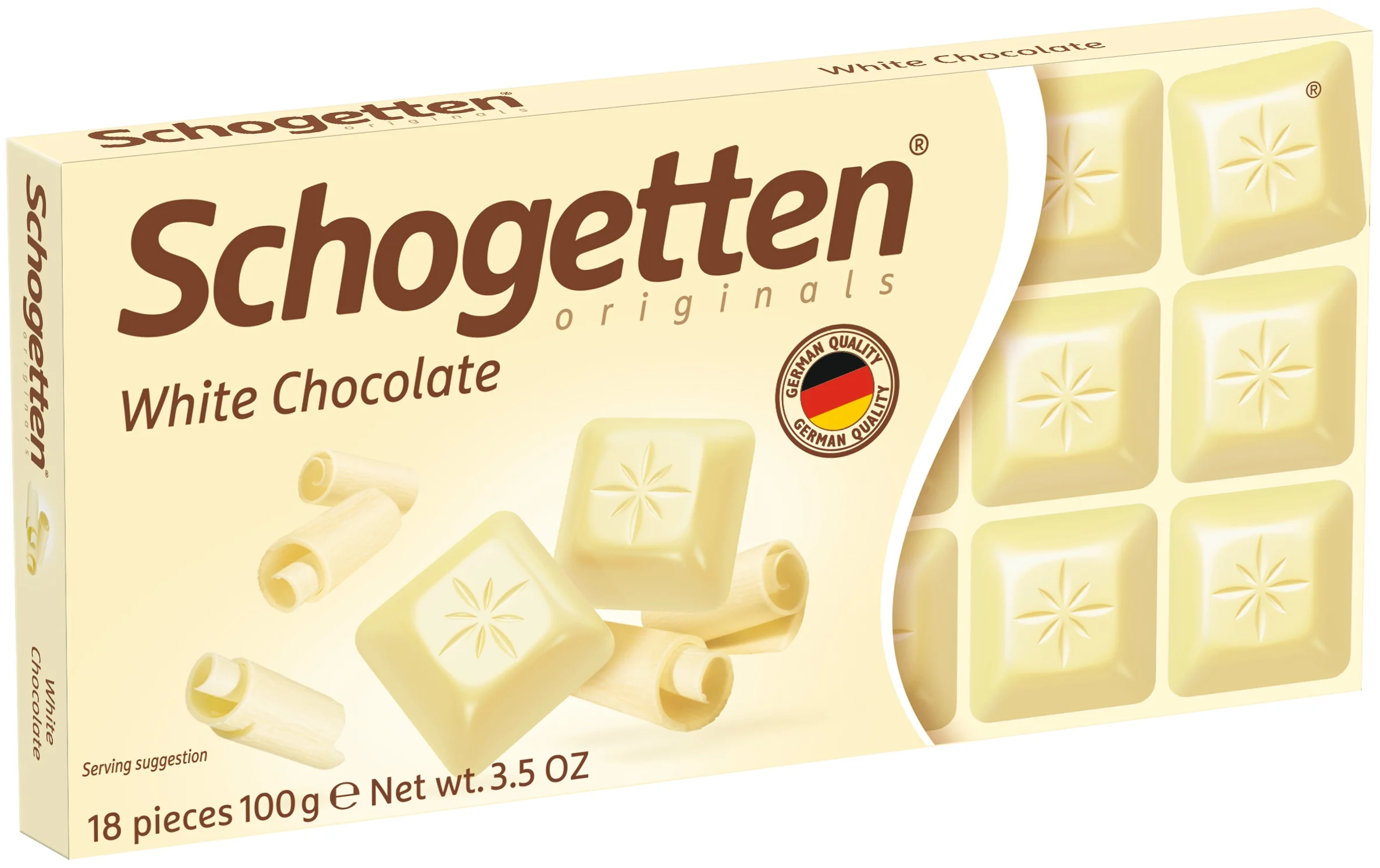 Schogetten "White" - вид шоколада: белый