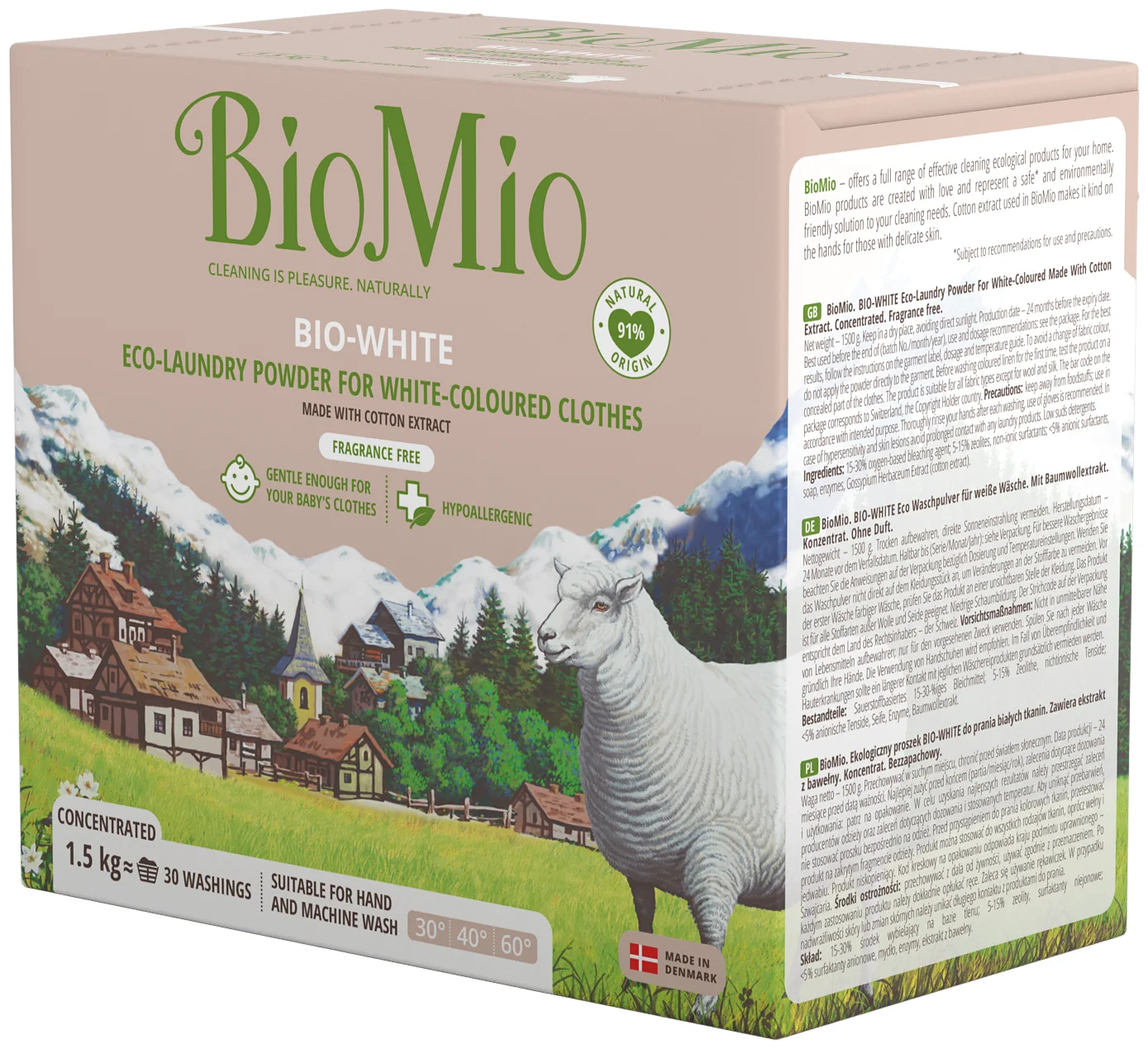BioMio BIO-WHITE - тип стирки: машинная, ручная
