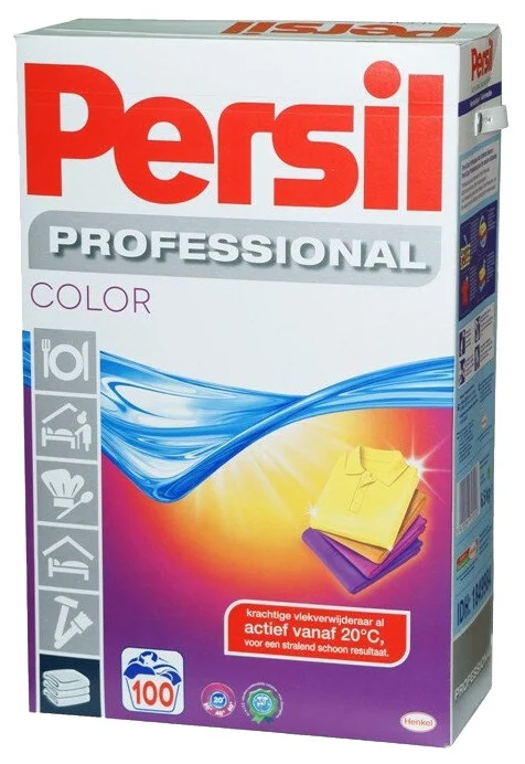 Persil Professional Color - назначение: для хлопковых тканей, для цветных тканей, для синтетических тканей