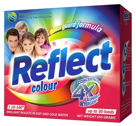 Reflect Colour - назначение: для хлопковых тканей, для цветных тканей, для синтетических тканей