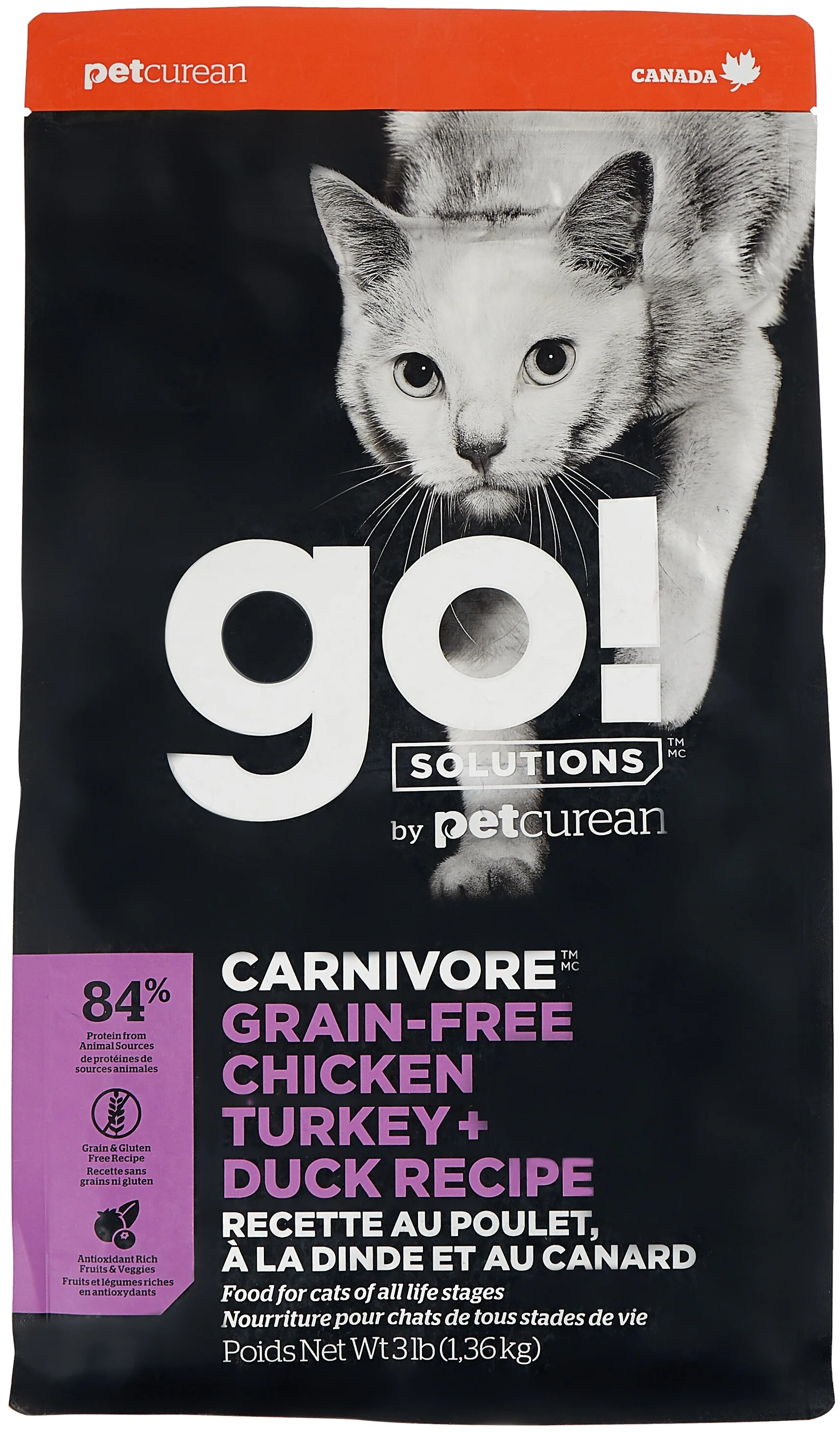 GO! "Carnivore" - особые потребности: беззерновой