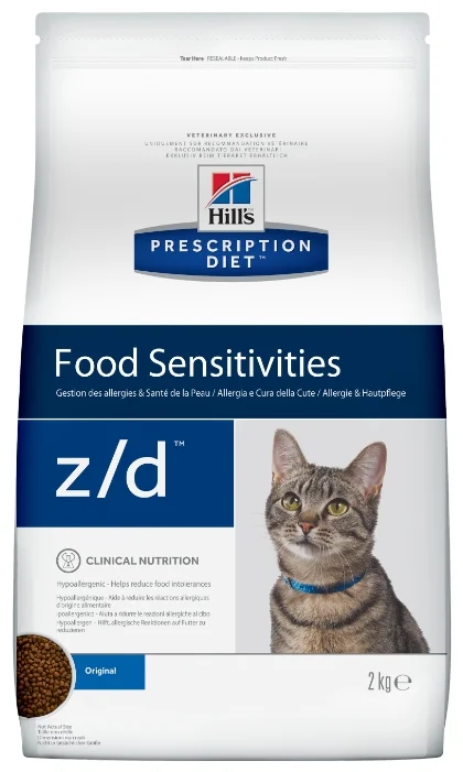 Hill's "Prescription Diet z/d Food Sensitivities"  - линейка: Prescription Diet