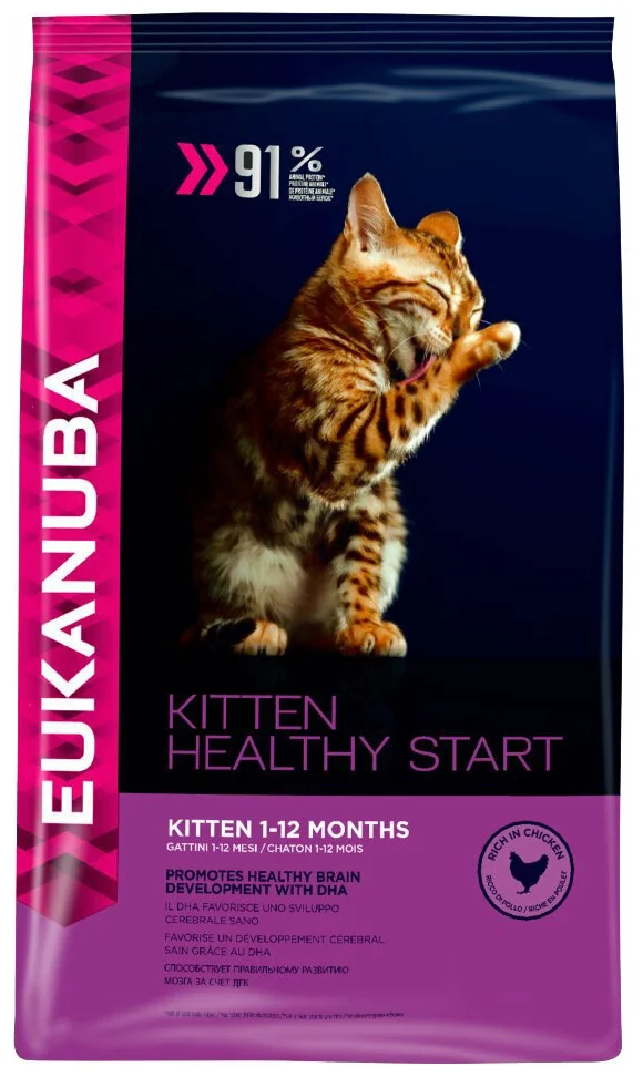 Eukanuba "Healthy start" - возраст животного: котята (до 1 года)
