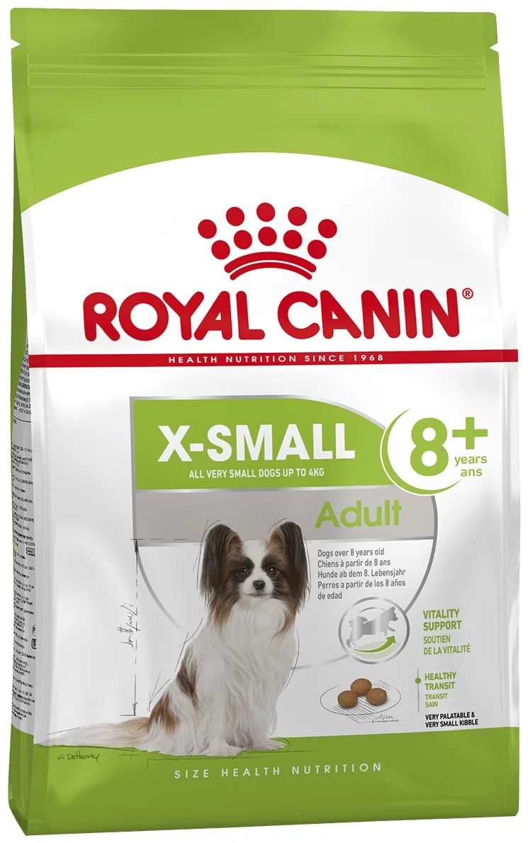 Royal Canin "X-Small Adult 8+" - возраст животного: пожилые (7+)