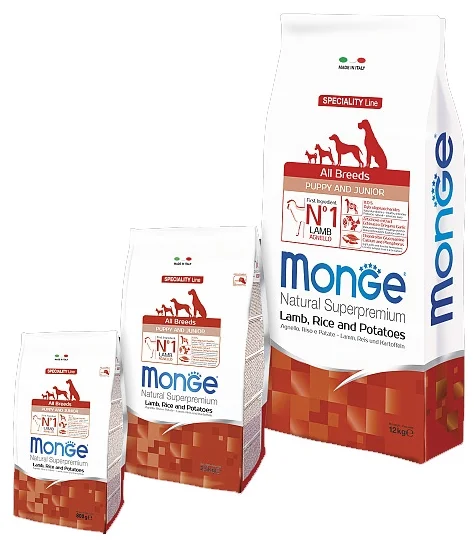 Monge "Speciality line" - гарнир: с картофелем, с рисом