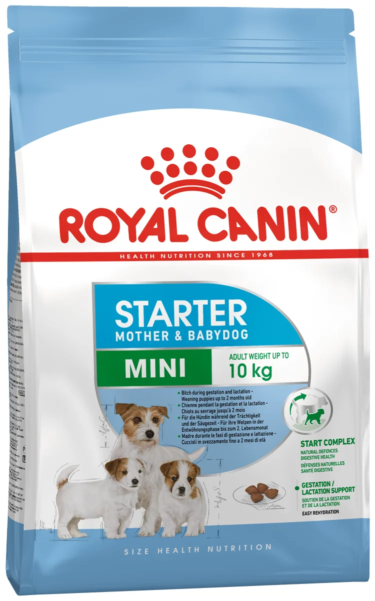 Royal Canin "Mini Starter Mother & Babydog" - возраст животного: щенки (до 1 года)