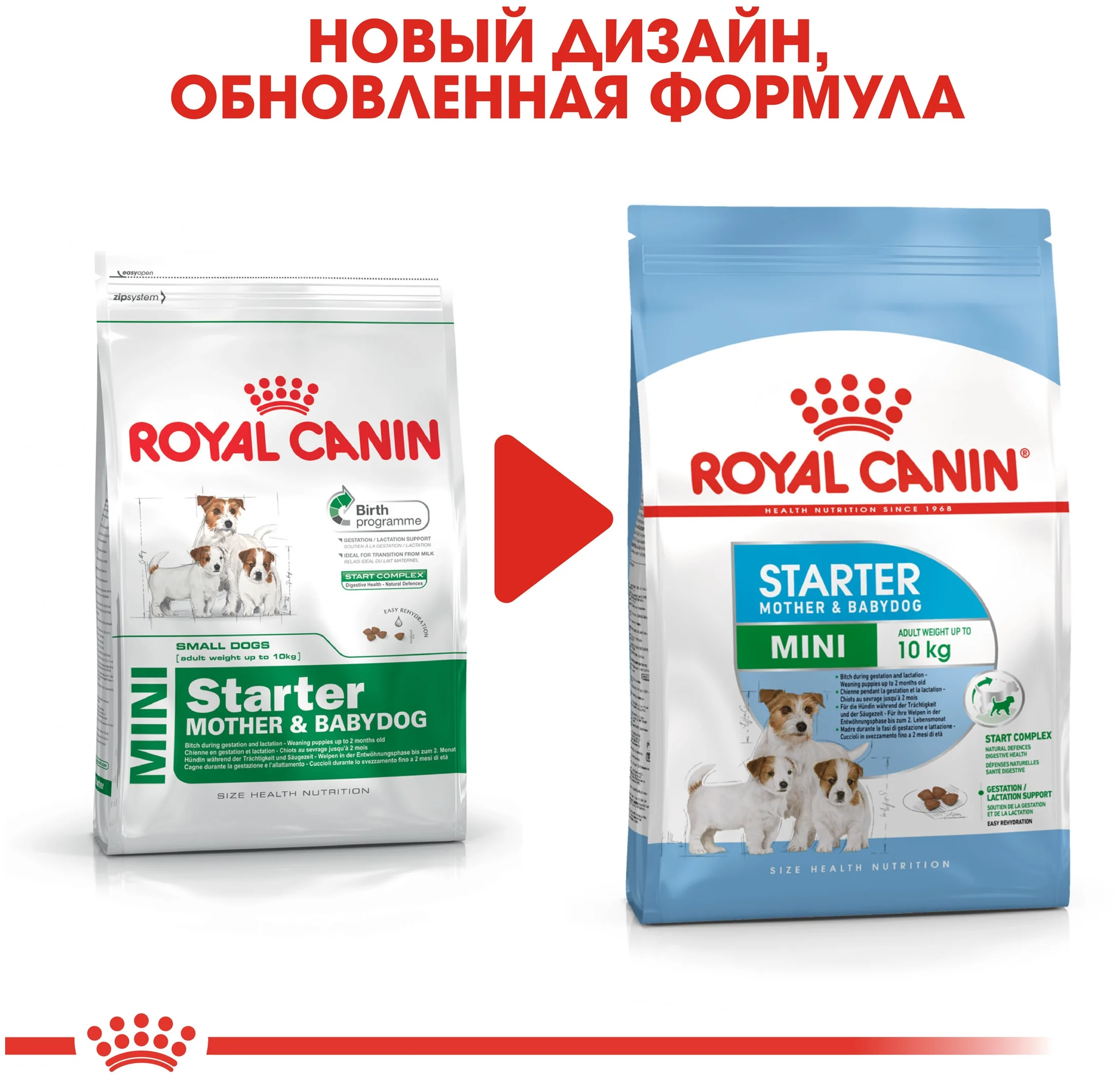 Royal Canin "Mini Starter Mother & Babydog" - класс ингредиентов: премиум