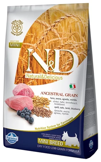 Farmina N&D "Ancestral Grain" (для мелких пород) - линейка: N&D Ancestral Grain