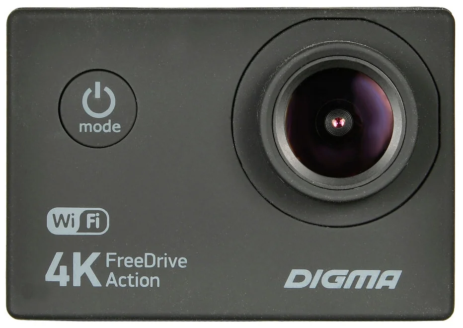 DIGMA FreeDrive Action 4K WIFI - угол обзора 150°