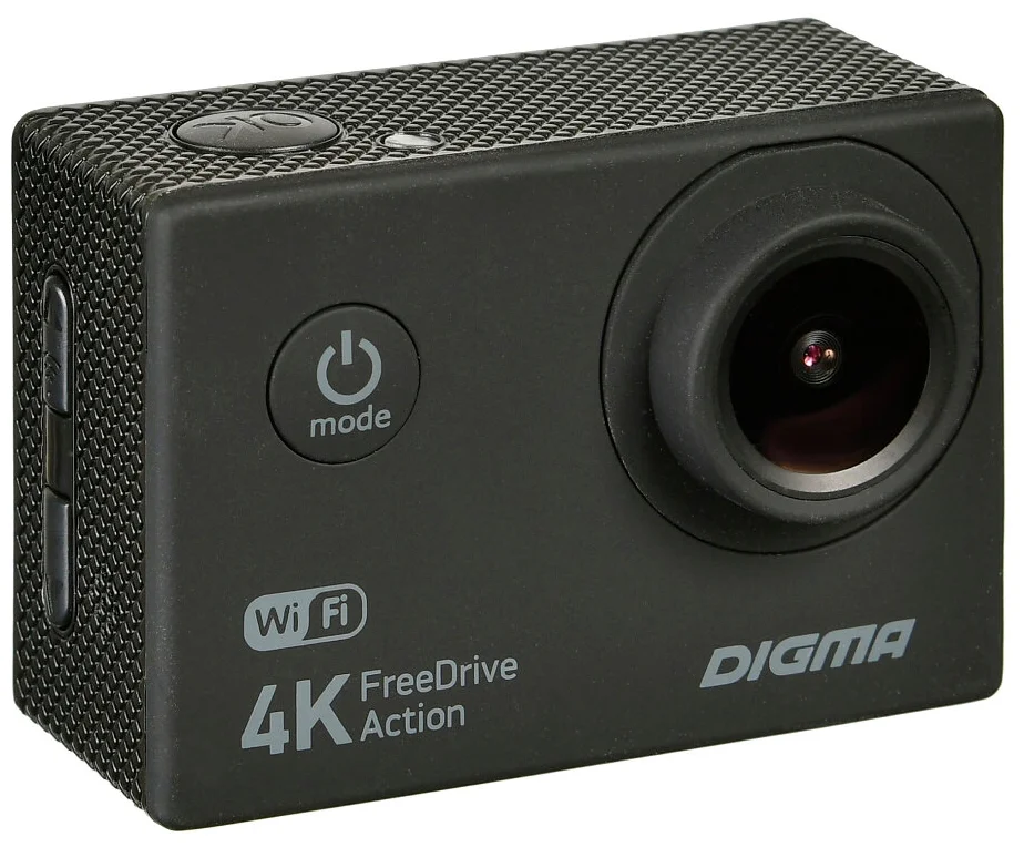DIGMA FreeDrive Action 4K WIFI - размеры 60х31х41 мм