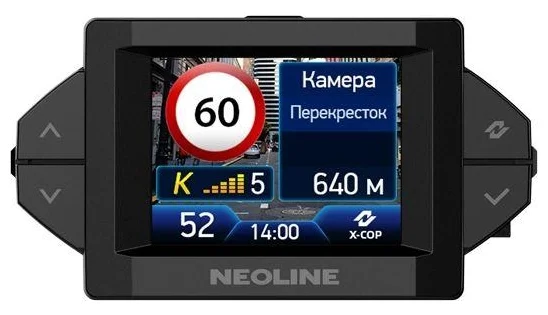 Neoline X-COP 9300с - экран 2" с разрешением 320×240