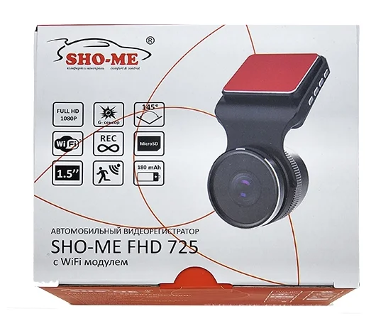 SHO-ME FHD 725 WIFi - встроенный микрофон