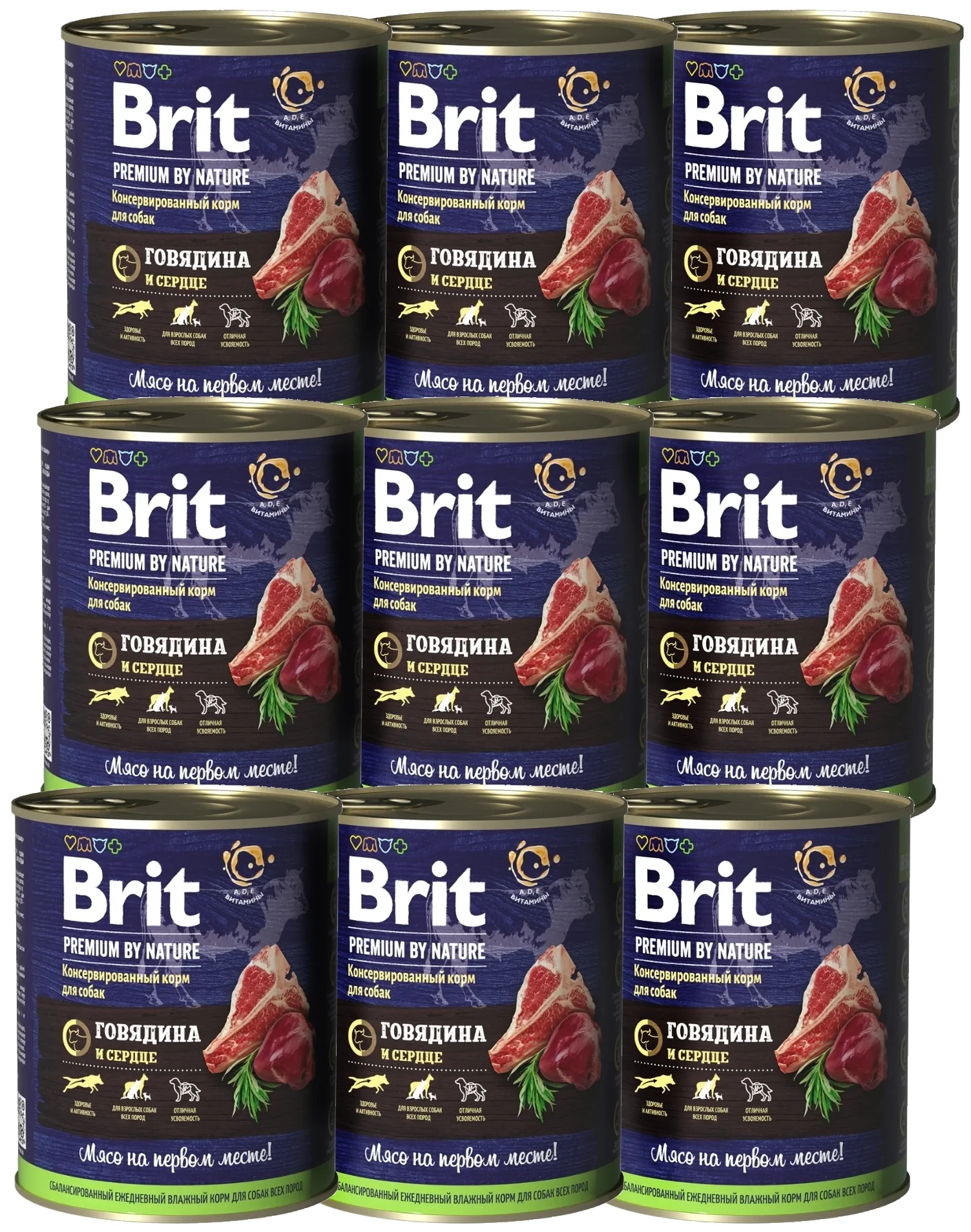 Brit "Premium by Nature" - возраст животного: взрослые (1-6 лет)