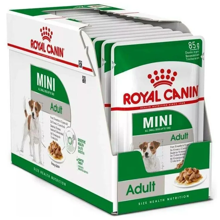 Royal Canin "Mini Adult Pouch" - размер породы: мелкие породы