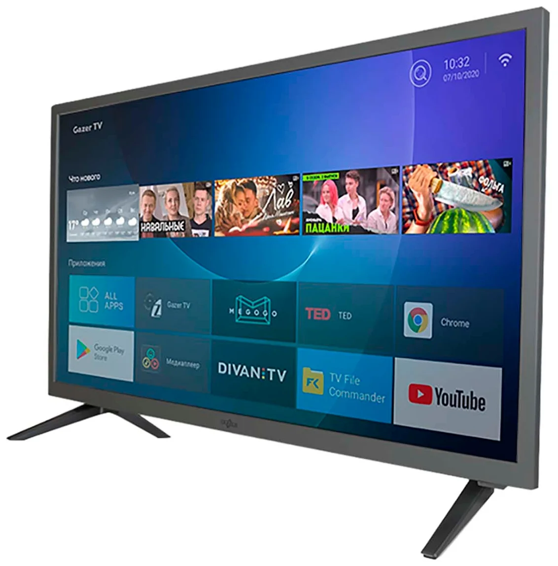40" GAZER TV40-FS2G LED, HDR - разрешение HD: Full HD