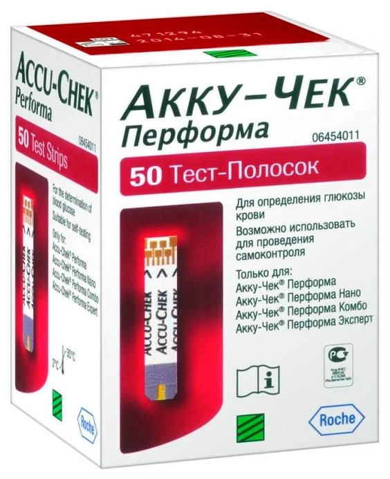 Accu-Chek Performa - параметр исследования: глюкоза