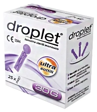 Droplet 30G - особенности ланцетов: подходят для детей