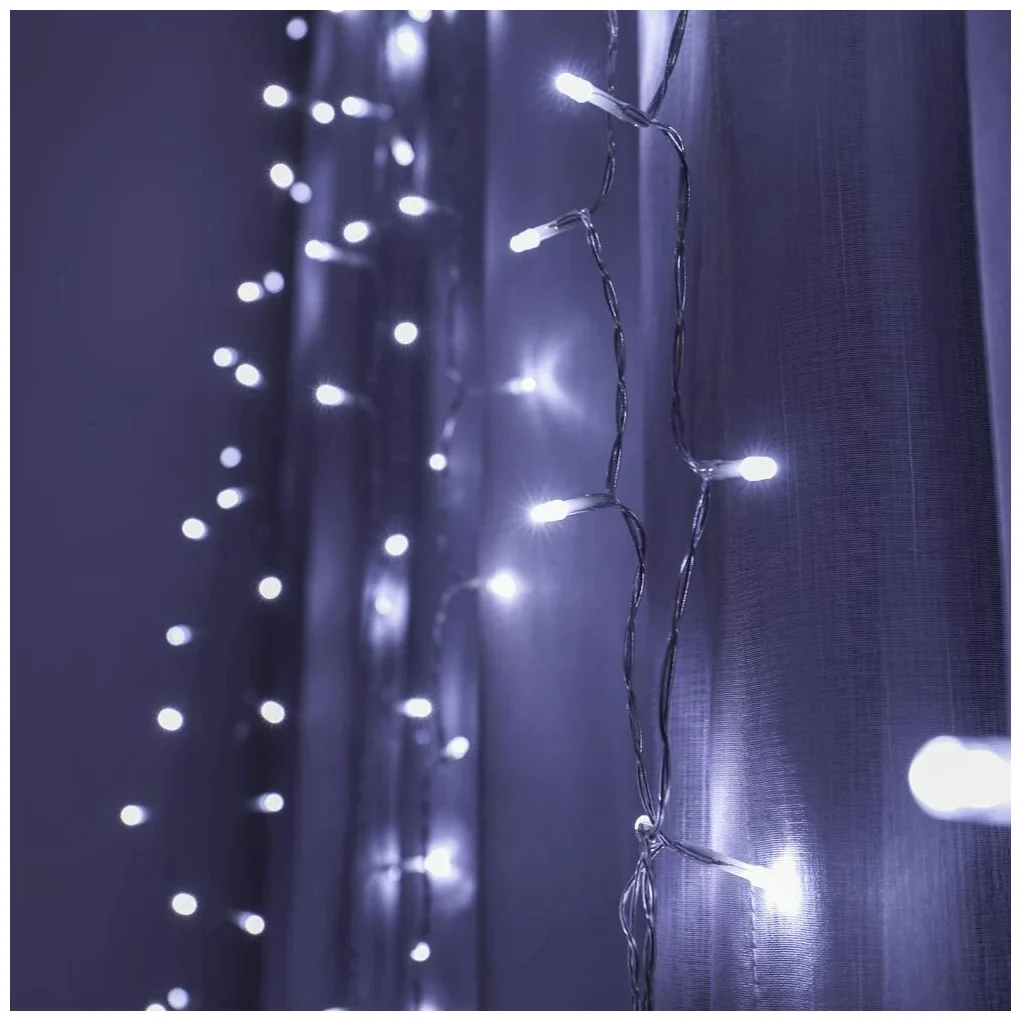 Интерьерная штора - тип ламп: светодиоды