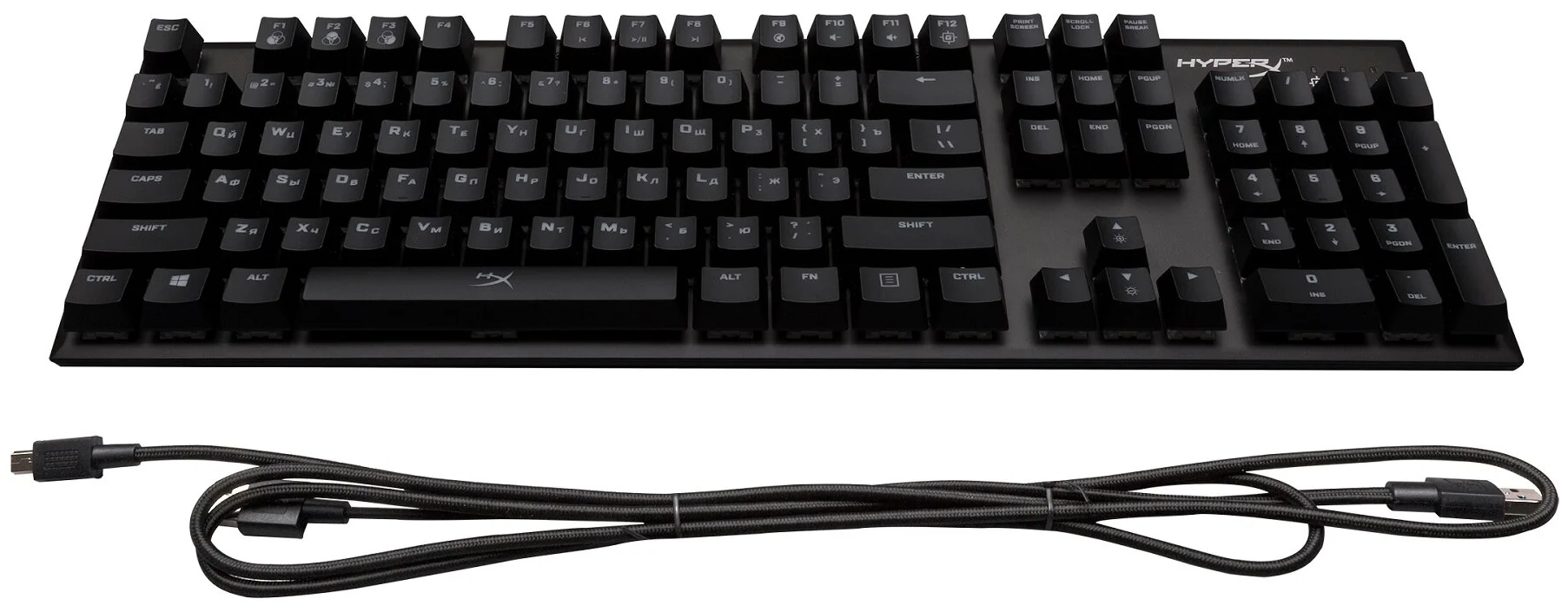 HyperX Alloy FPS RGB - кабель: USB (1.8 м)