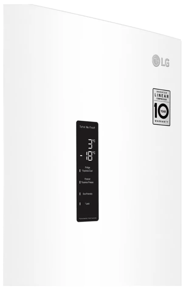 LG DoorCooling+ GA-B509SQKL - объем морозильной камеры: 107 л