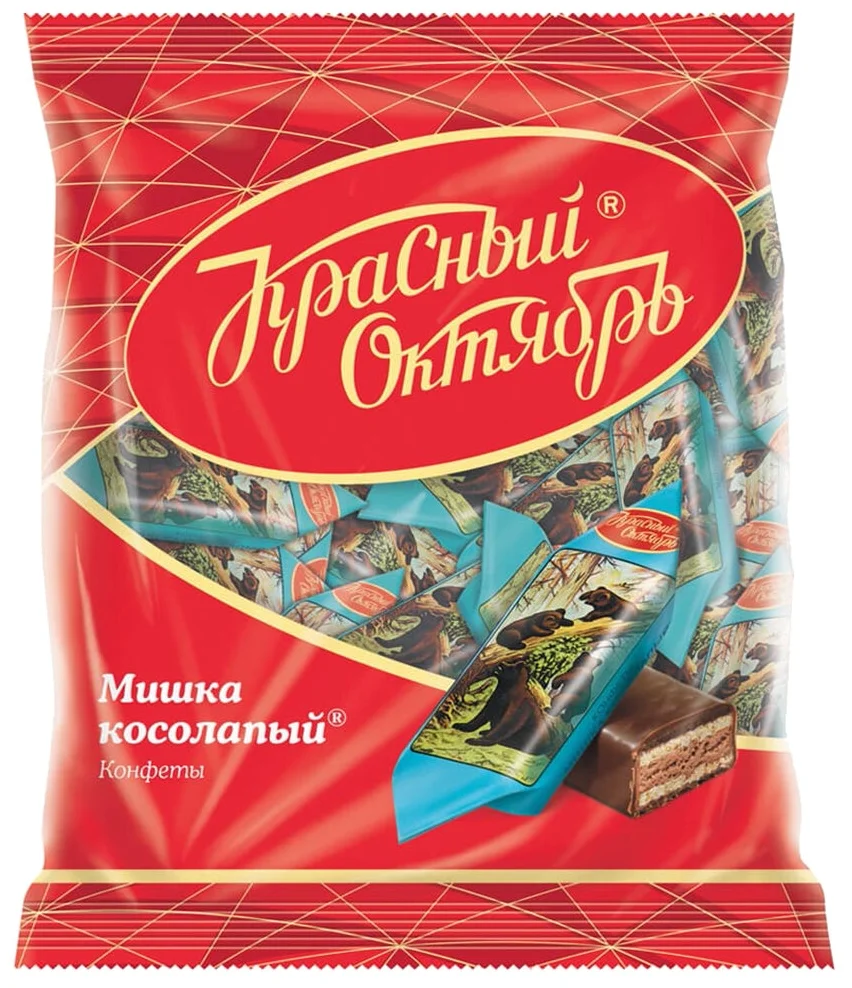 Красный Октябрь Мишка косолапый - добавки: орех