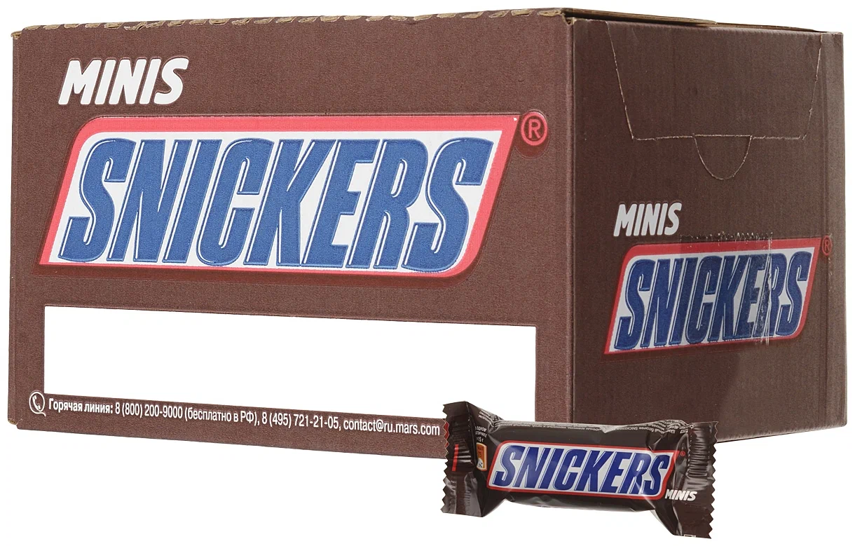 Snickers minis - шоколад: молочный