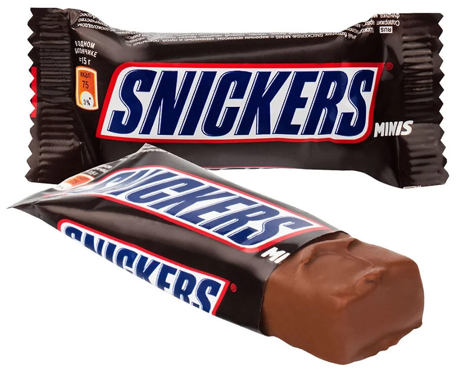 Snickers minis - добавки: арахис